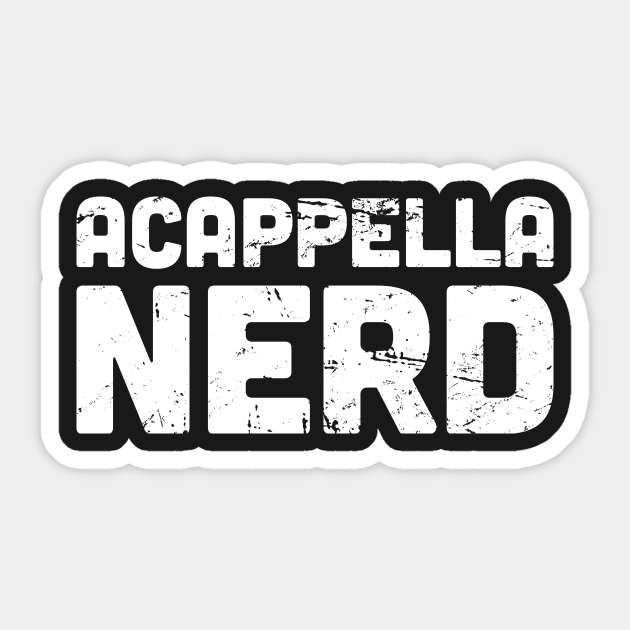 Acappella Nerd Sticker by MeatMan